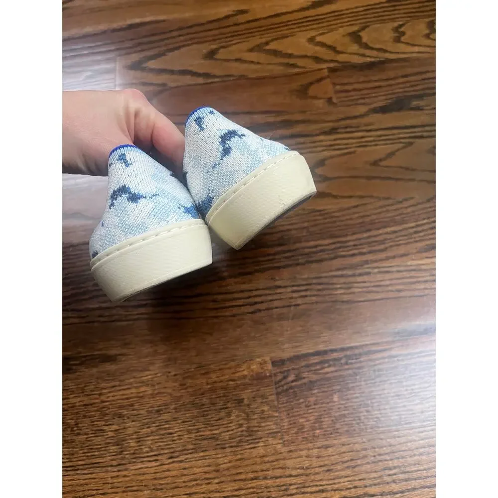 Rothy’s x The Butcher's Daughter Shibori Sneakers Limited Edition Women's Sz 7.5